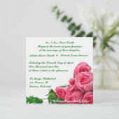 Faire-part Roses roses roses (Debout devant)