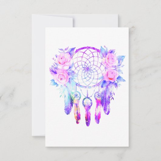 Faire-part Roses roses roses Dreamcatcher Rêves floraux (Devant)