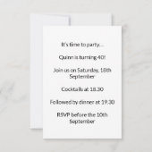 Faire-part Roses roses roses Dreamcatcher Rêves floraux (Dos)