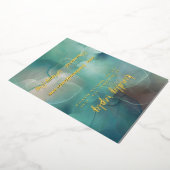 Faire-part RSVP Gold Foil (Rotation)