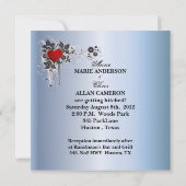 Faire-part Russe grunge Motorcyle Mariage Moker (Dos)