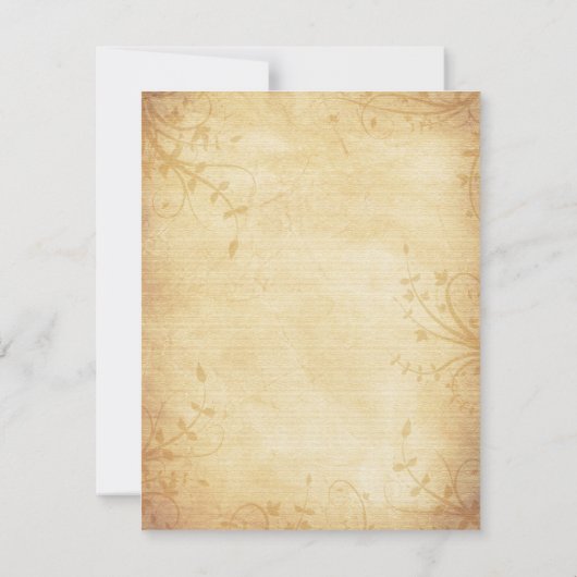 Faire-part Rustic Sunflower Photo Enregistrer la date Annonce (Dos)