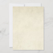 Faire-part Rustique Aquarelle Pine Forest Enregistrer La Date (Dos)