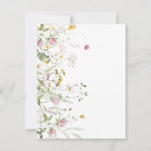 Faire-part Rustique Budget Baby Bloom Fleurs Sauva (Dos)