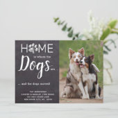 Faire-part Rustique Nous avons déménagé Nouvelle Adresse Anim (Debout devant)