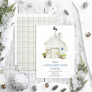 Faire-part Rustique Nouvelle maison Sweet Home Moving Faire-p