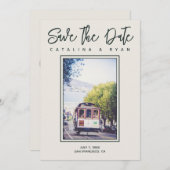 Faire-part San Francisco Enregistrer la date annonce (Devant / Derrière)