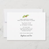 Faire-part Sand est le nouveau Flamant rose de neige Beach Ho (Dos)