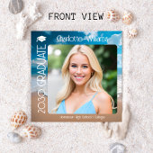 Faire-part Sandy Beach Waves Graduate 2 - Diplôme photo