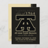 Faire-part Sauvegarde de la réunion de classe (Devant / Derrière)