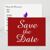 Faire-part Sauvegarder la date - Carte postale - Sharon Rhea (Devant / Derrière)