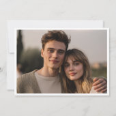 Faire-part Sauvegarder la date verte Wreath (Dos)