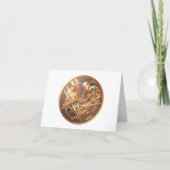 Faire-part Sauvez le brun d'or de vitesses de steampunk de (Dos)