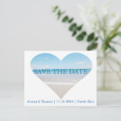 Faire-part Save the date | Carte postale Ocean (Debout devant)