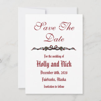 Faire-part Save The Date Flat Announcement Card