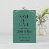 Faire-part Save The Date Flat Announcement Card (Debout devant)