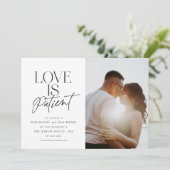 Faire-part Scénario Amour Mariage Reporté Changer la Date (Debout devant)