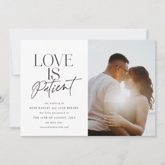 Faire-part Scénario Amour Mariage Reporté Changer la Date