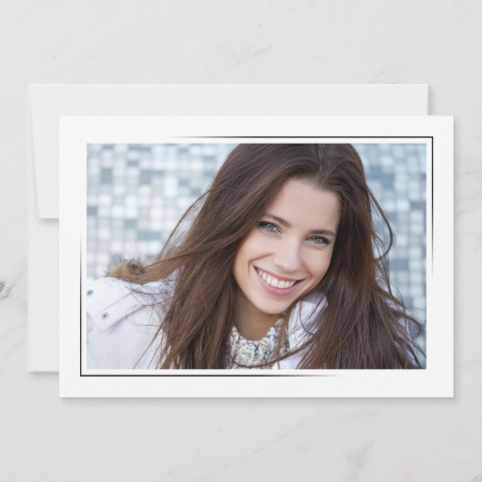 Faire-part Script d'encre manuscrite moderne Graduate 2 photo (Dos)