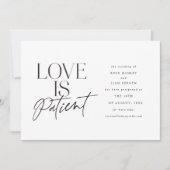 Faire-part Script Love Mariage reporté Modifier la date (Devant)