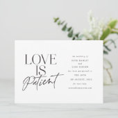 Faire-part Script Love Mariage reporté Modifier la date (Debout devant)