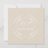 Faire-part Sculpture Roses Roses Roses Rose (Dos)