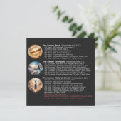 Faire-part Séquence des signes de l'Apocalypse - Bible KJV (Debout devant)