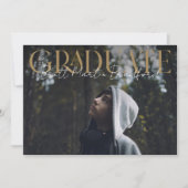 Faire-part Serif dégradé muet (Devant)