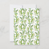 Faire-part Serre D'Olive Toscane Enregistrer La Date (Dos)