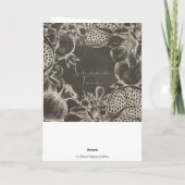 Faire-part Shana Tova Rosh Hashana Nouvel An juif (Dos)