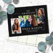 Faire-part Simple 3 photo noir blanc