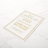 Faire-part simple de graduation Foil Invitation (Rotation)