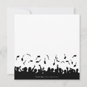 Faire-part simple de graduation Invitation (or) (Dos)