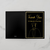 Faire-part simple d'obtention du diplôme (Mise à l'extérieur)