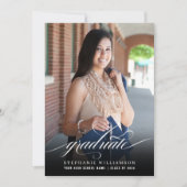 Faire-part Simple élégante superposition de script (Devant)