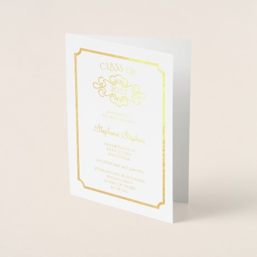 Faire-part simple et élégante (Devant)