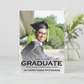 Faire-part simple et moderne (Debout devant)