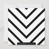 Faire-part simple et moderne - Noir (Dos)