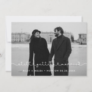 Faire-part Simple mignon Toujours marié mariage mise à jour