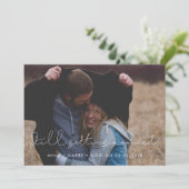 Faire-part Simple minimaliste Toujours marié mariage (Debout devant)