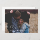 Faire-part Simple minimaliste Toujours marié mariage (Devant / Derrière)