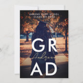 Faire-part Simple Moderne Design élégant Burgundy Graduation  (Devant)