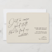 Faire-part Simple moderne Funny Coffee Cream Moving (Devant)