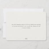 Faire-part Simple moderne Funny Soft Rose et Grey Moving (Dos)