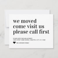 Simple Nous Avons Déménagé Venez Visiter Appel Pre