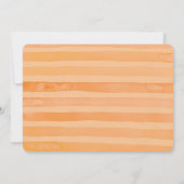 Faire-part Simple Orange White Photo Graduation (Dos)