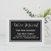 Faire-part Simplement Élégant Nous Avons Déplacé Le Changemen (Debout devant)