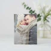 Faire-part Simplement Nous Enregistrer La Carte Postale Date (Debout devant)