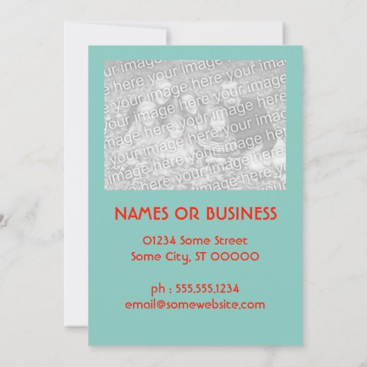 Faire-part s'installer en Floride (Dos)