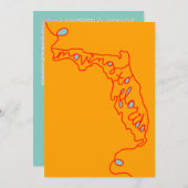 Faire-part s'installer en Floride (Devant / Derrière)